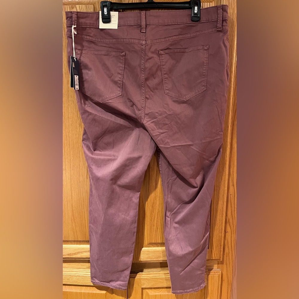 Universal Thread Mid-Rise Skinny Jeans Pants in Berry Red Plus Size 18W - Picture 6 of 11